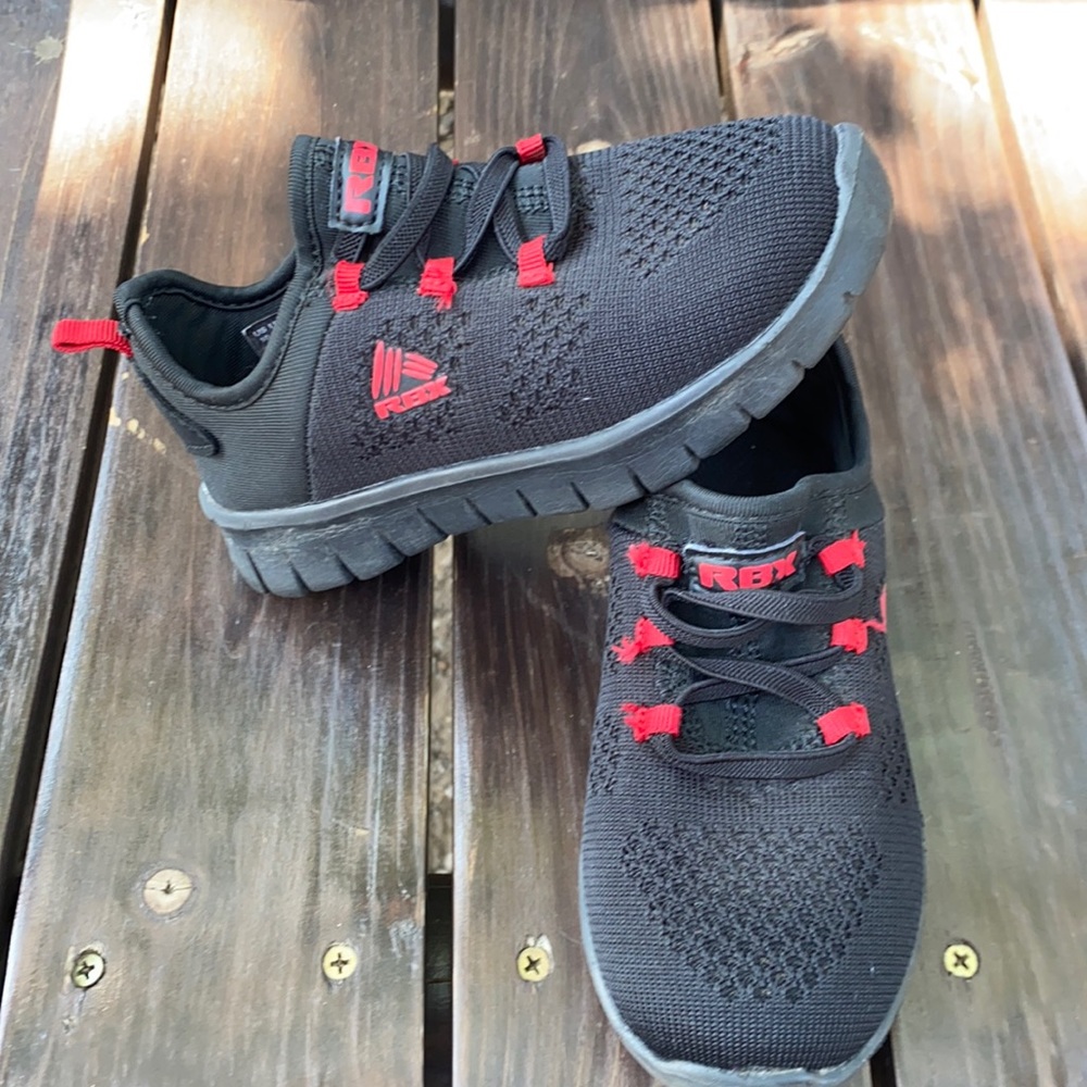 Toddler RBX Black Red Shoes